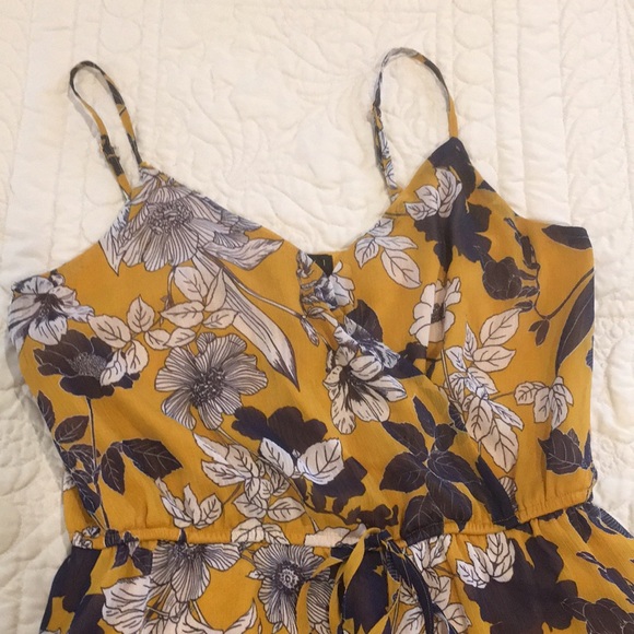 Trixxi Ruffle Romper Yellow Floral Medium - Picture 2 of 16